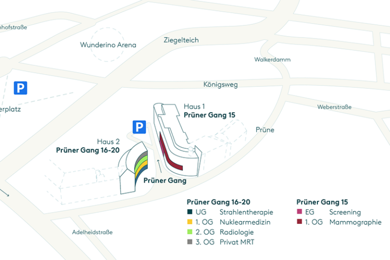 Karte-MVZ Prüner Gang